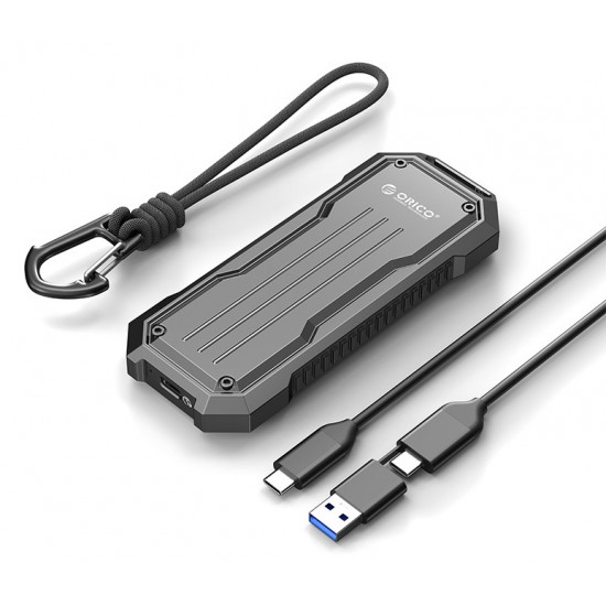 ORICO θήκη για M.2 NVME/NGFF SSD OXS2C3-G2, 10Gbps, γκρι ORICO θήκη για M.2 NVME/NGFF SSD OXS2C3-G2, 10Gbps, γκρι