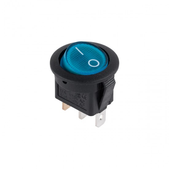 Διακόπτης ON-OFF με λαμπάκι 6.5A 250V/125V 13A  μπλε