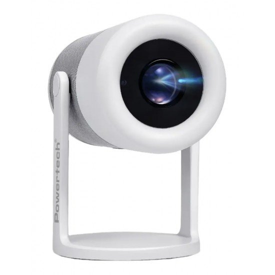 POWERTECH smart βιντεοπροβολέας PT-1305, 1080p, WiFi, Android, 170 ANSI lumens, λευκός POWERTECH smart βιντεοπροβολέας PT-1305, 1080p, WiFi, Android, 170 ANSI lumens, λευκός