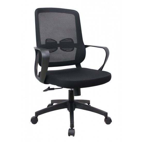 POWERTECH καρέκλα γραφείου PT-1391 με μπράτσα και ανάκλιση, ρυθμιζόμενο ύψος, μαύρη POWERTECH καρέκλα γραφείου PT-1391 με μπράτσα και ανάκλιση, ρυθμιζόμενο ύψος, μαύρη