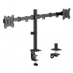 POWERTECH βάση γραφείου για 2x οθόνες PT-1552, 17-32 POWERTECH βάση γραφείου για 2x οθόνες PT-1552, 17-32