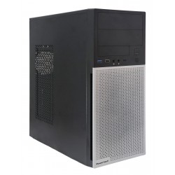 POWERTECH PC Case PT-1563 με 550W PSU, ATX Midi, 376.6x175x408.5mm, μαύρο