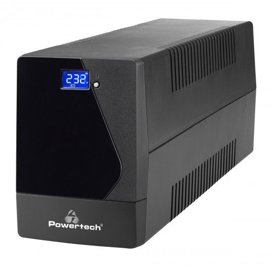 POWERTECH UPS Line Interactive PT-1800LCD με οθόνη, 1800VA, 1080W, 4x Schuko, 2x RJ45/RJ11, USB Type B POWERTECH UPS Line Interactive PT-1800LCD με οθόνη, 1800VA, 1080W, 4x Schuko, 2x RJ45/RJ11, USB Type B