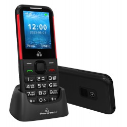 POWERTECH κινητό τηλέφωνο Sentry 4G PTM-33, SOS Call, με φακό, μαύρο POWERTECH κινητό τηλέφωνο Sentry 4G PTM-33, SOS Call, με φακό, μαύρο