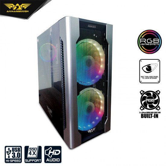 ARMAGGEDDON GAMING PC CASE AIRSTREAM R200 ARMAGGEDDON GAMING PC CASE AIRSTREAM R200