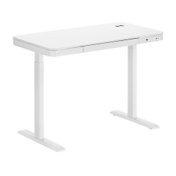 BRATECK ηλεκτρικό γραφείο S08-22DSWW, ρυθμιζόμενο ύψος, 120x60cm, λευκό BRATECK ηλεκτρικό γραφείο S08-22DSWW, ρυθμιζόμενο ύψος, 120x60cm, λευκό