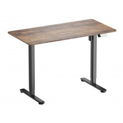 BRATECK ηλεκτρικό γραφείο S16-22R-B με ρυθμιζόμενο ύψος, 120x60x72~114cm, μαύρο/καφέ ξύλινο BRATECK ηλεκτρικό γραφείο S16-22R-B με ρυθμιζόμενο ύψος, 120x60x72~114cm, μαύρο/καφέ ξύλινο