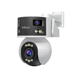 SRIHOME 8MP HD MULTI-LENS SUPER WIDE ANLGE PANORAMIC PTZ OUTDOOR CAMERA SRIHOME 8MP HD MULTI-LENS SUPER WIDE ANLGE PANORAMIC PTZ OUTDOOR CAMERA