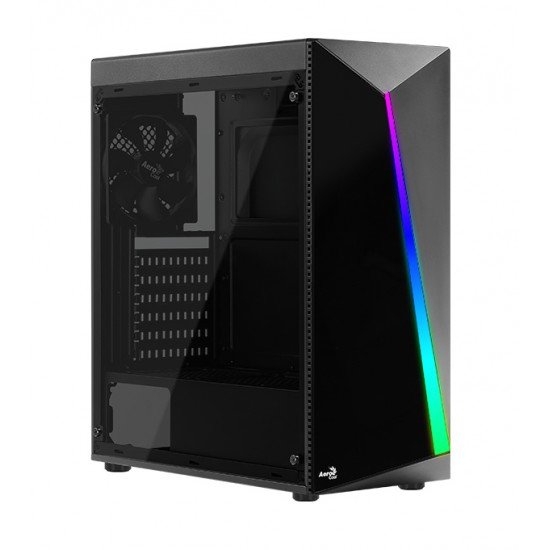 AEROCOOL PC case mid tower SHARD-G, 194x444x423.5mm, 4x RGB fan, μαύρο AEROCOOL PC case mid tower SHARD-G, 194x444x423.5mm, 4x RGB fan, μαύρο