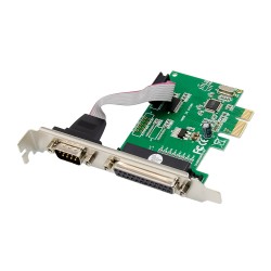 POWERTECH κάρτα επέκτασης PCIe σε serial & parallel ST39, WCH CH382L POWERTECH κάρτα επέκτασης PCIe σε serial & parallel ST39, WCH CH382L