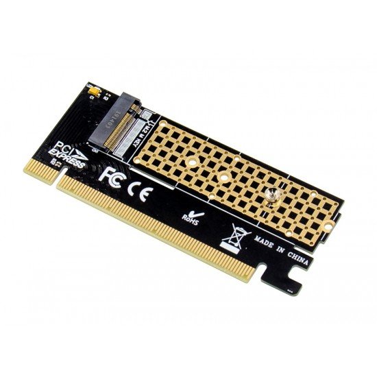 POWERTECH κάρτα επέκτασης 16x PCIe σε M.2 M Key NVMe ST529 POWERTECH κάρτα επέκτασης 16x PCIe σε M.2 M Key NVMe ST529