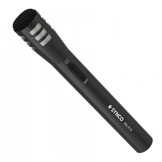 SYNCO μικρόφωνο χειρός SY-E10-MIC, δυναμικό, καρδιοειδές, XLR, μαύρο SYNCO μικρόφωνο χειρός SY-E10-MIC, δυναμικό, καρδιοειδές, XLR, μαύρο