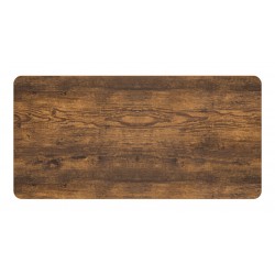 BRATECK επιφάνεια γραφείου TP12060R-2P, 120x60cm, καφέ ξύλινη BRATECK επιφάνεια γραφείου TP12060R-2P, 120x60cm, καφέ ξύλινη