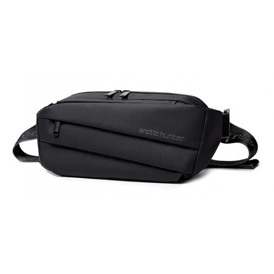 ARCTIC HUNTER τσάντα μέσης YB00029, αδιάβροχη, μαύρη