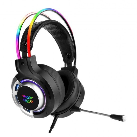 ARMAGGEDDON RGB HEADBAND GAMING STEREO HEADPHONE WITH MIC ATOM 9 ARMAGGEDDON RGB HEADBAND GAMING STEREO HEADPHONE WITH MIC ATOM 9