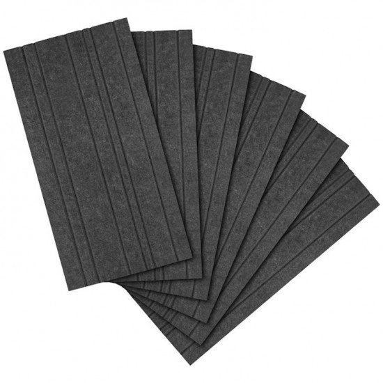 Streamplify ACOUSTIC PANEL - 6 Pack, grey 60x30cm, 12mm -20db noise reduction Streamplify ACOUSTIC PANEL - 6 Pack, grey 60x30cm, 12mm -20db noise reduction