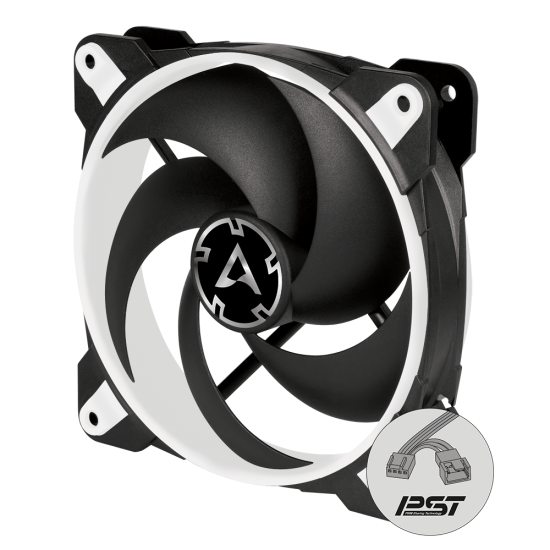 Arctic BIONIX P120 (WHITE) - Pressure-optimised 120 mm Gaming Fan with PWM PST Arctic BIONIX P120 (WHITE) - Pressure-optimised 120 mm Gaming Fan with PWM PST