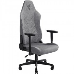 Razer ISKUR V2 X – Light Gray – Gaming Chair – Lumbar Curve – Plus Fabric