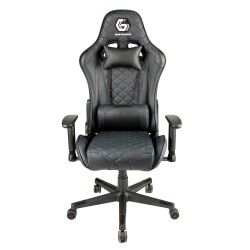 GEMBIRD GAMING PVC LEATHER CHAIR WITH PILLOWS BLACK