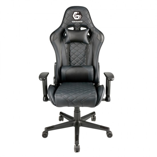 GEMBIRD GAMING PVC LEATHER CHAIR WITH PILLOWS BLACK