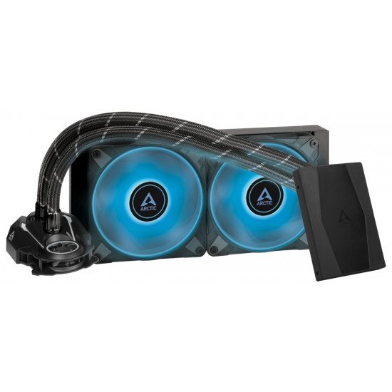 Arctic Liquid Freezer II - 240 RGB Black : All-in-One CPU Water Cooler with 240mm radiator and 2x P1 Arctic Liquid Freezer II - 240 RGB Black : All-in-One CPU Water Cooler with 240mm radiator and 2x P1