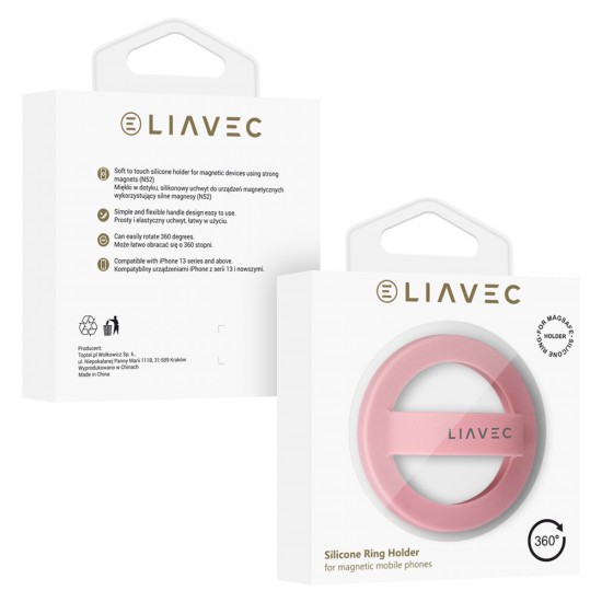 Liavec Ring Magsafe pink