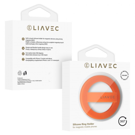 Liavec Ring Magsafe orange