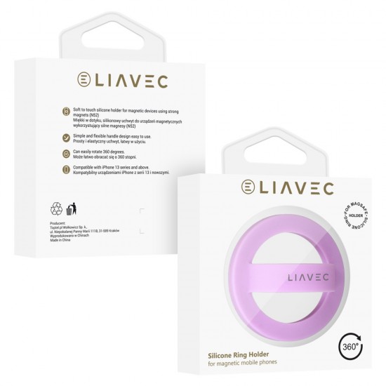 Liavec Ring Magsafe light purple Liavec Ring Magsafe light purple