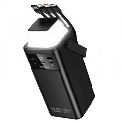 Borofone Power Bank 50000mAh BJ65A High - 2xUSB + Type C - QC 3.0 22,5W + PD 20W with USB, Type C, Lightning and micro USB black