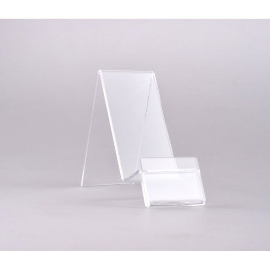 Plexi holder for mobile phones - height 80mm, width 40mm, depth 90mm