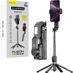 Blavec Selfie Stick Aluminium Fusion P-10 Gimbal tripod + remote control 1 metre (SSFP10G-TRB10) black