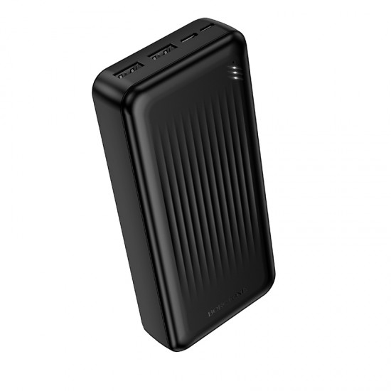 Borofone Power Bank 20000mAh BJ78A Clever - 2xUSB - black Borofone Power Bank 20000mAh BJ78A Clever - 2xUSB - black