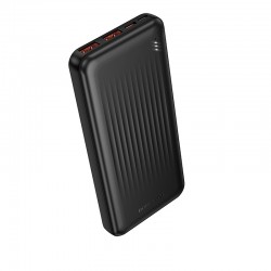 Borofone Power Bank 10000mAh BJ80 Clever - 2xUSB + Type C - QC 3.0 22,5W PD 20W black