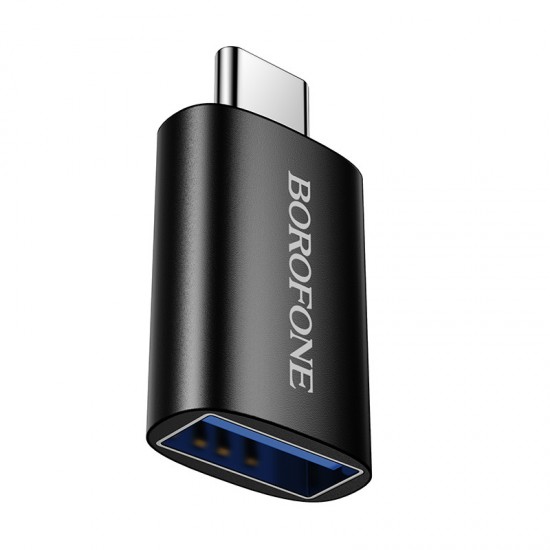 Borofone Adapter BV26C - Type C to USB - black