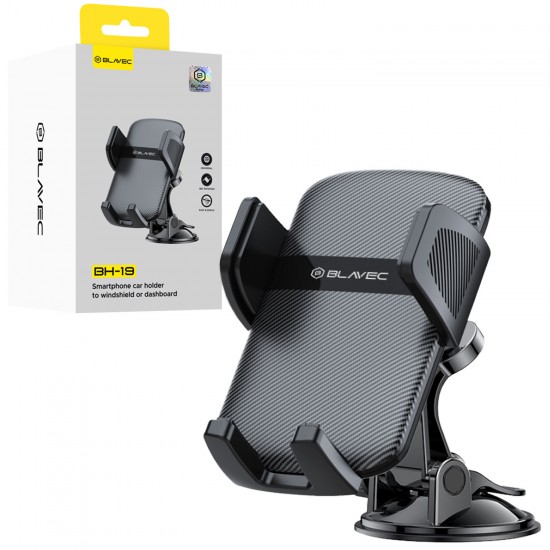 Blavec Car holder BH-19 to windshield / dashboard (BH19-WSB) black