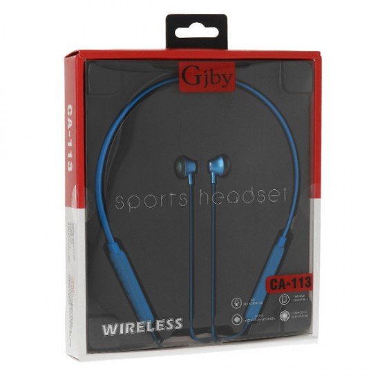 GJBY headphones - SPORTS BLUETOOTH CA-113 Blue GJBY headphones - SPORTS BLUETOOTH CA-113 Blue