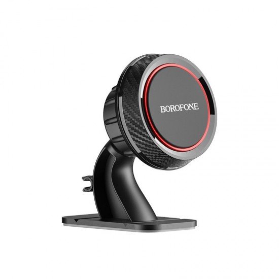 Borofone Car holder BH13 Journey Series magnetic, stick-on base black-red Borofone Car holder BH13 Journey Series magnetic, stick-on base black-red