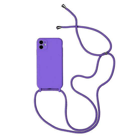 STRAP Silicone Case for Iphone 11 Pro Violet STRAP Silicone Case for Iphone 11 Pro Violet