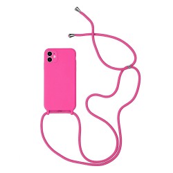 STRAP Silicone Case for Iphone 11 Pro Pink