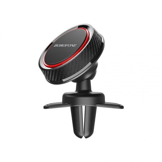 Borofone Car holder BH12 Journey Series magnetic, air vent mount black-red Borofone Car holder BH12 Journey Series magnetic, air vent mount black-red