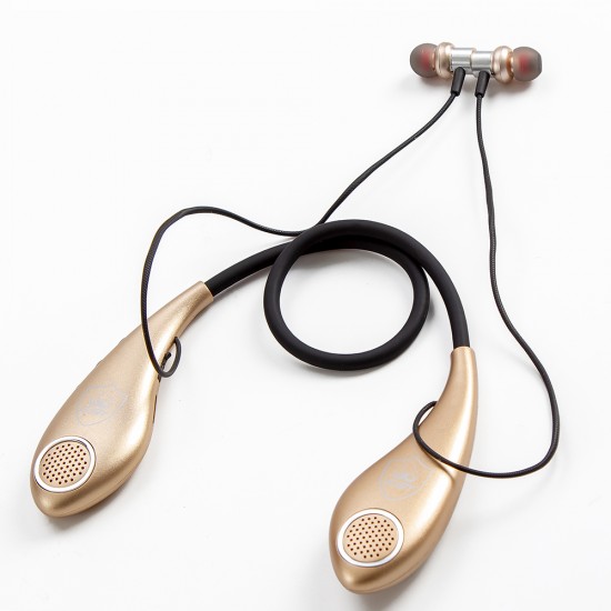 GJBY headphones - SPORTS BLUETOOTH CA-129 Gold