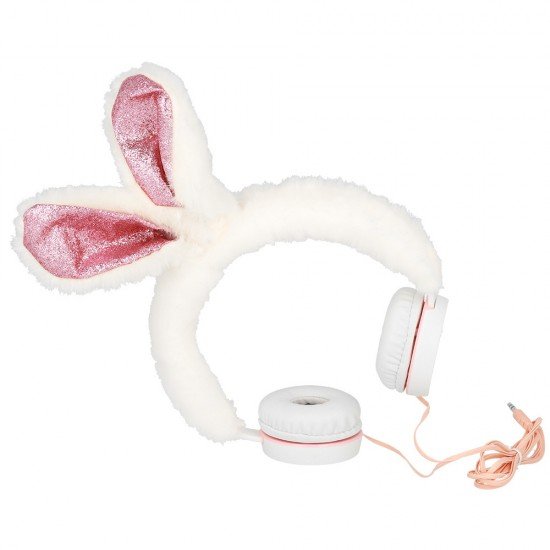 GJBY headphones - Plush RABBIT White