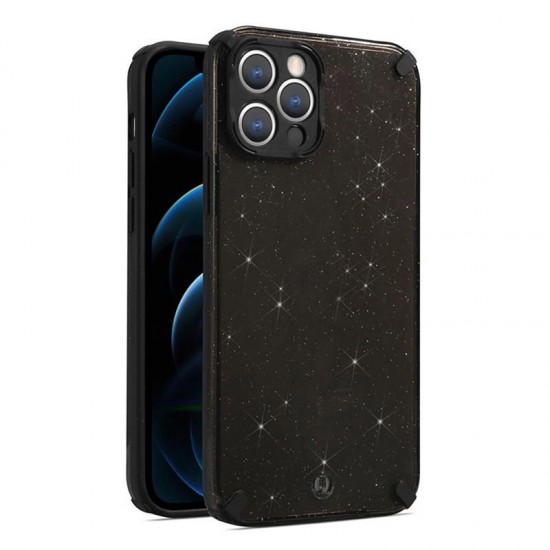 Armor Glitter Case for Xiaomi Redmi Note 10/Note 10S black