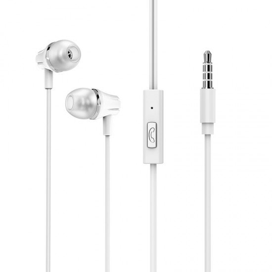 Borofone Earphones BM21 Graceful with microphone white Borofone Earphones BM21 Graceful with microphone white