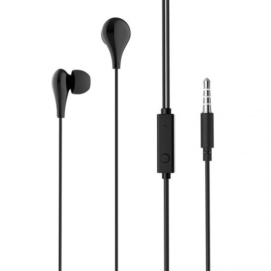 Borofone Earphones BM24 Milo with microphone black