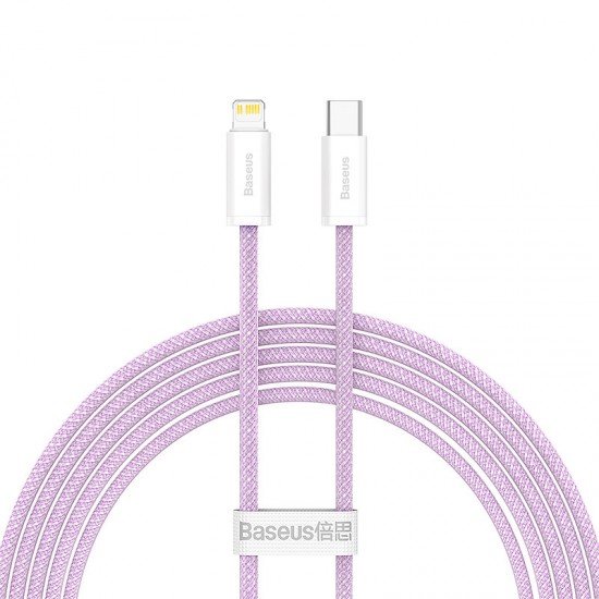 Baseus Cable Dynamic - Type C to Lightning - PD 20W 2 metres (CALD000105) purple Baseus Cable Dynamic - Type C to Lightning - PD 20W 2 metres (CALD000105) purple
