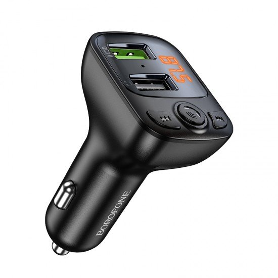 Borofone Transmitter FM BC41 Eminency MP3, Bluetooth, - 2xUSB - QC 3.0 18W black Borofone Transmitter FM BC41 Eminency MP3, Bluetooth, - 2xUSB - QC 3.0 18W black