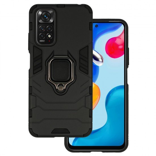 Ring Armor Case for Xiaomi Redmi Note 11/Note 11S Black Ring Armor Case for Xiaomi Redmi Note 11/Note 11S Black