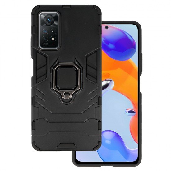 Ring Armor Case for Xiaomi Redmi Note 11 Pro/Note 11 Pro 5G Black Ring Armor Case for Xiaomi Redmi Note 11 Pro/Note 11 Pro 5G Black