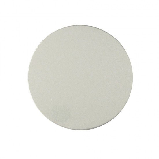 Metal plate for magnet holders - round silver